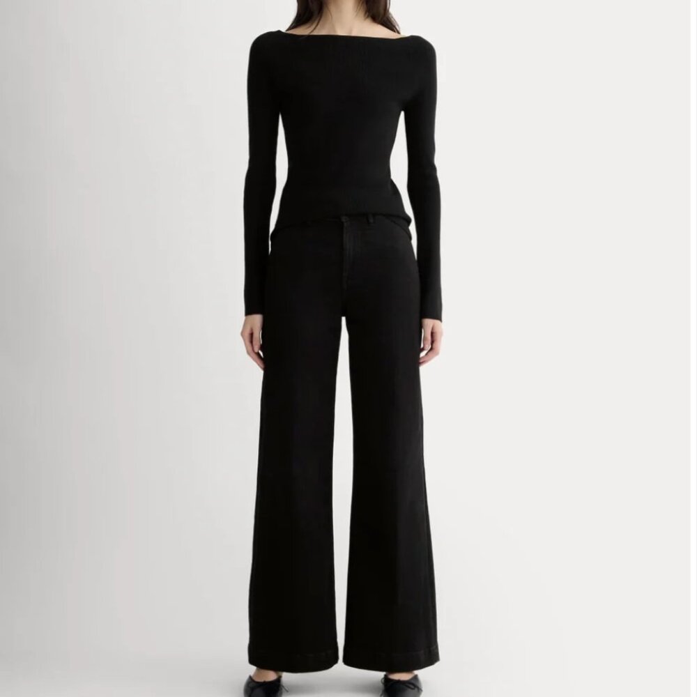 NWT Everlane High Key Jean Black 33